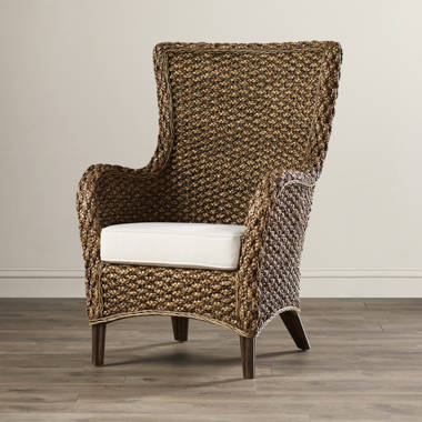 Seagrass discount wing chair